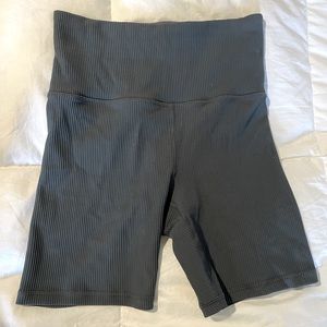 Athleta Ribbed Biker shorts